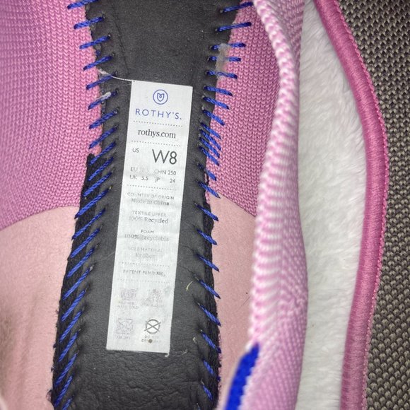 Rothy's Round Toe Ballet Flat - Retired color - begonia pink- Size 8 - Picture 10 of 10